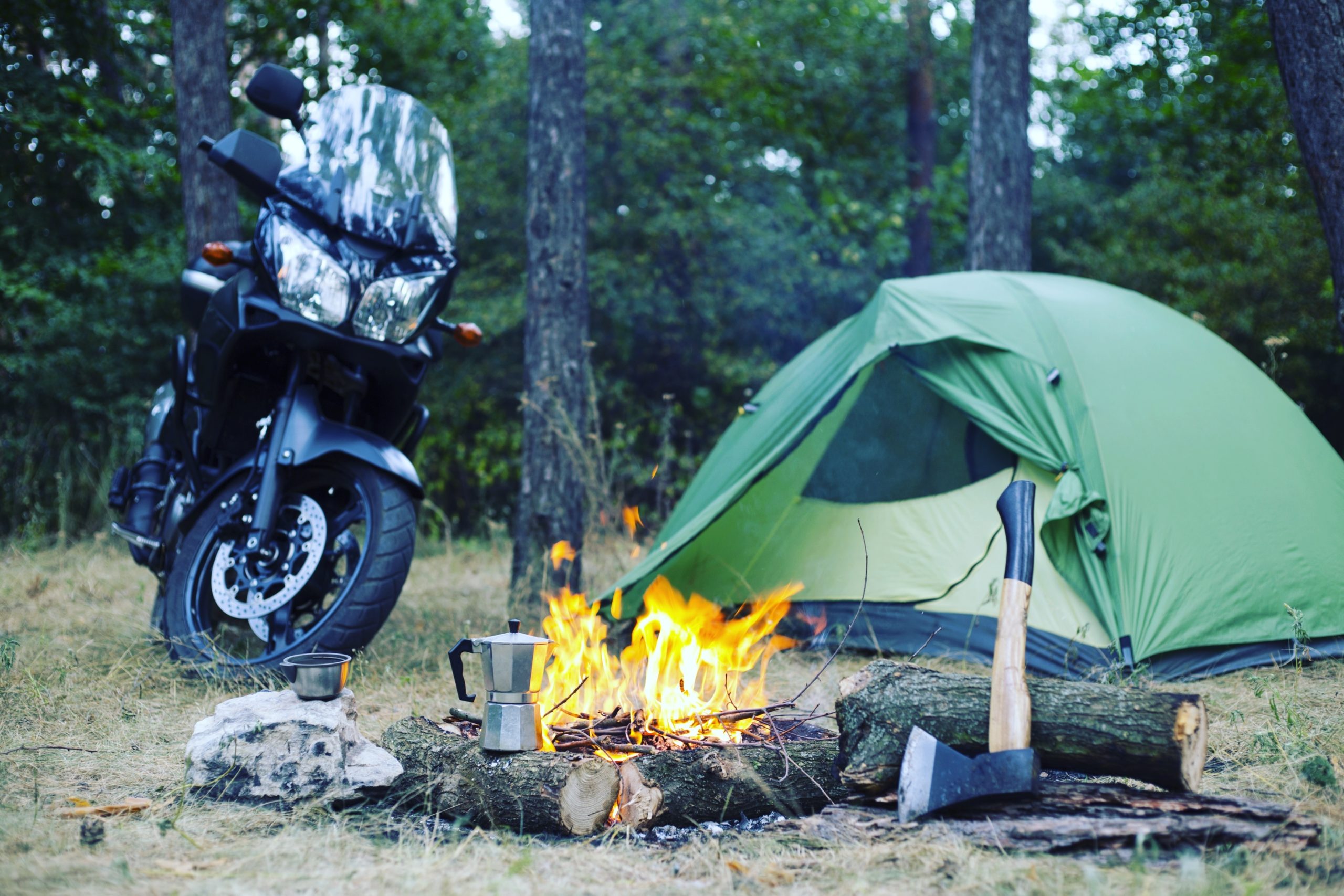Motorcycle Camping | The Adventures of Froggy & Looneysam